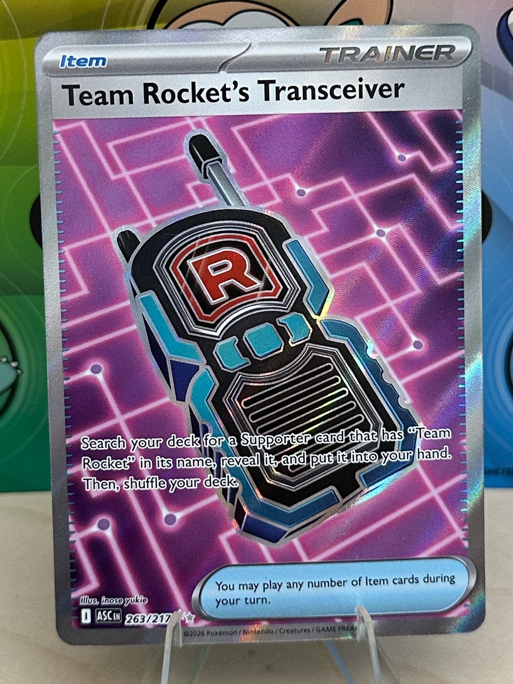 Pokémon TCG Team Rocket's Transceiver - 263/217 - ME: Ascended Heroes Mint/NM